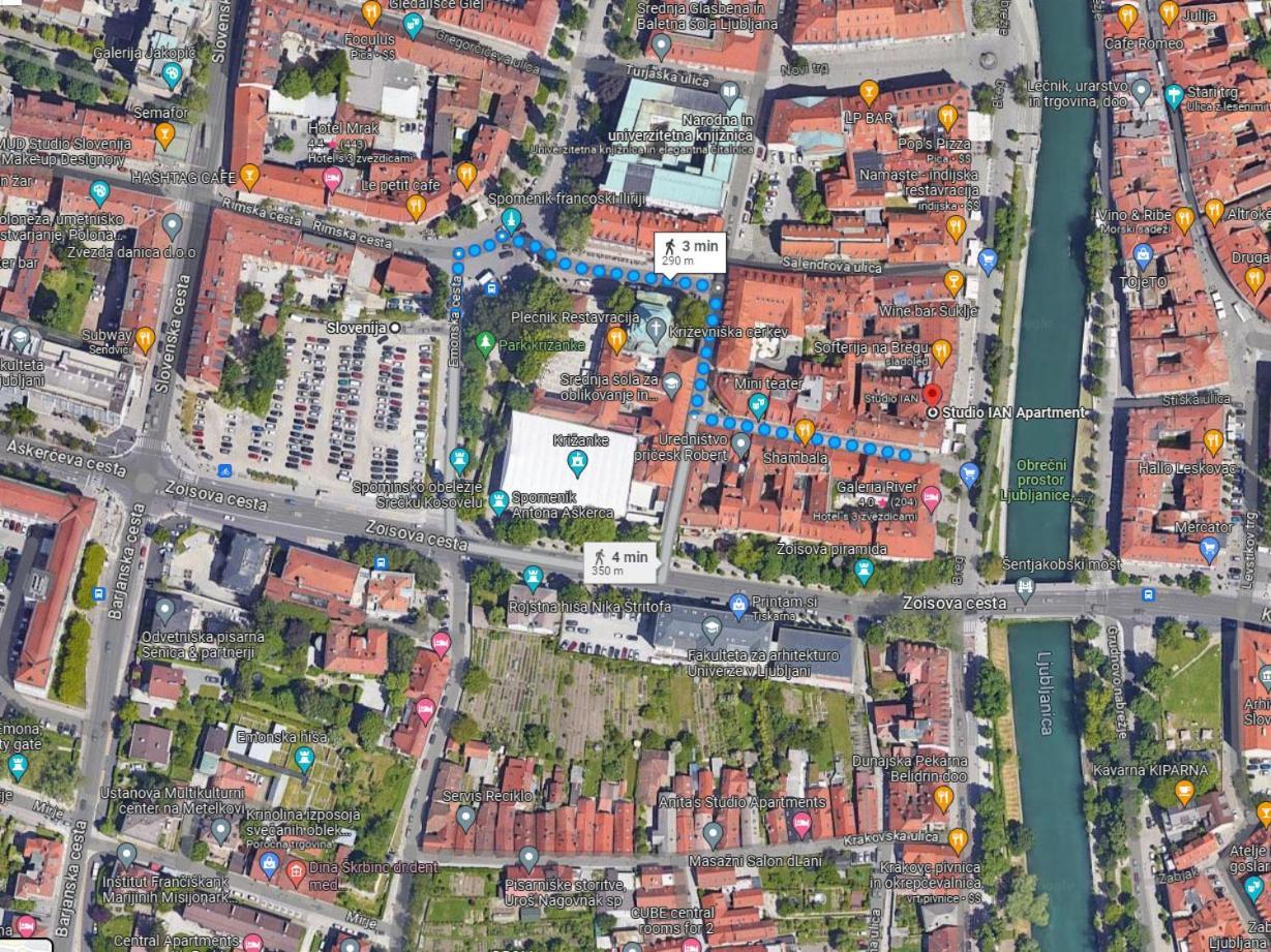 Studio Ian 1 Ljubljana Exterior foto